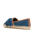 fringed denim espadrilles