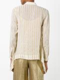 gold-tone stripes shirt