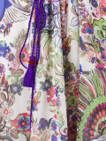 floral print V-neck dress