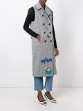 'Splash' sleeveless coat