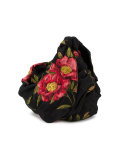 peony jacquard tote bag