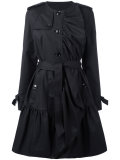 pleated trench coat