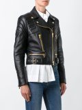cropped biker jacket