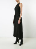 tie wrap front jumpsuit