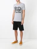 peace print T-shirt