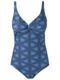 abstract print swimsuit