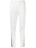 striped trim pants 