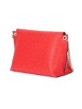 logo embossed shoulder bag