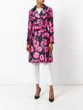 floral print trench coat 