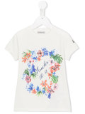 floral print T-shirt