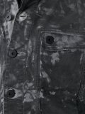 camo effect denim jacket