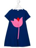 tulip appliqué dress