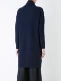ribbed cardi-coat