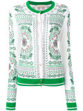 patterned cardigan 