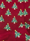 Christmas tree intarsia socks