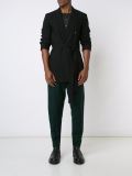 belted double breasted blazer