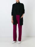 long ribbed cardigan