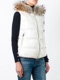 hooded zipped vest