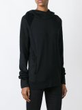 panelled hoodie