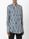 waves print shirt 