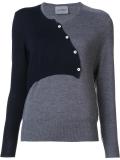 'Faux Cardigan' sweater