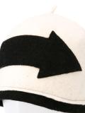 arrow motif beanie