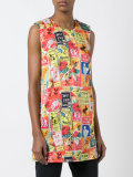 signs print tank top 