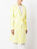 woven belt coat 