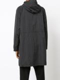 polka dots hooded coat