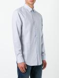 micro-print shirt