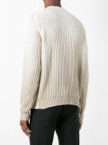 degradé open knit jumper