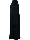 deconstructed asymmetric long dress