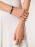 beaded panther bracelet