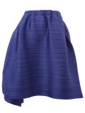elasticated waist pleated skirt