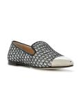 glitter embellished slippers
