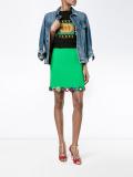 flower-embellished clovis skirt