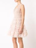 V-neck flared dress
