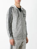 striped sleeves hoodie