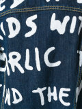 printed denim jacket 