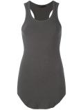 curved hem tank top