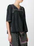 'Livia'刺绣边饰上衣