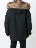 Ski fur trim parka