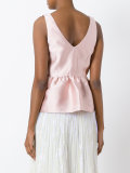 flared hem tank top