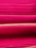 elongated zipped wallet