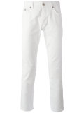 tiki tiger embroidered chino fit jeans