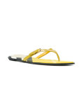 house check flip flops
