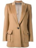 peaked lapel blazer