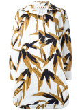 Swash print blouse