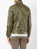 metallic quilted jacket