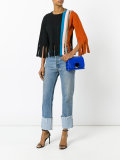 fringed vertical panel top